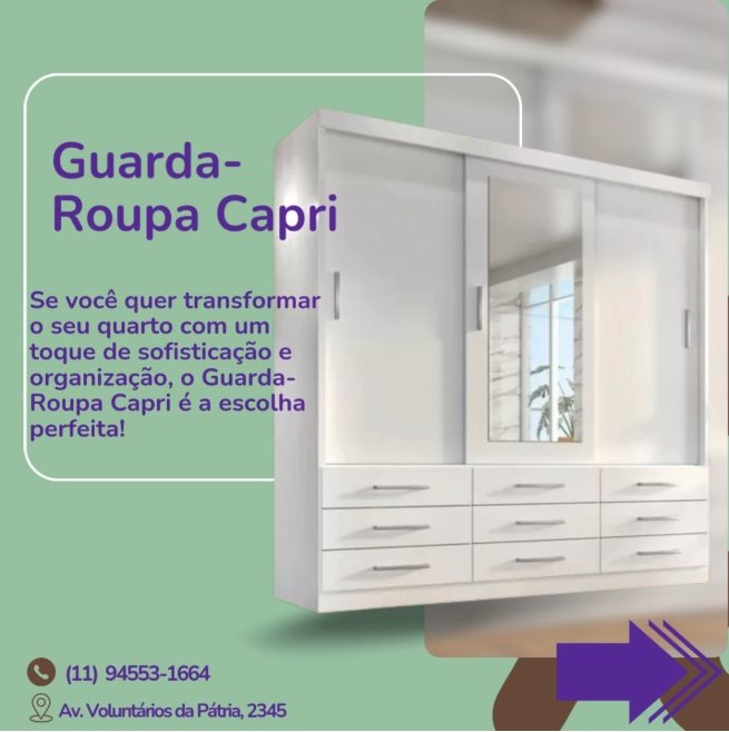 Guarda-Roupa Capri